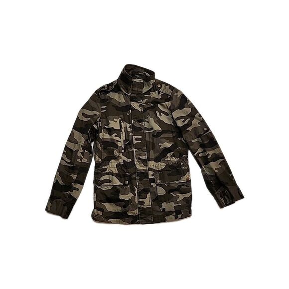 Love Tree Zip Up Long Sleeve Jacket Camo Large Grunge Retro - Picture 2 of 8